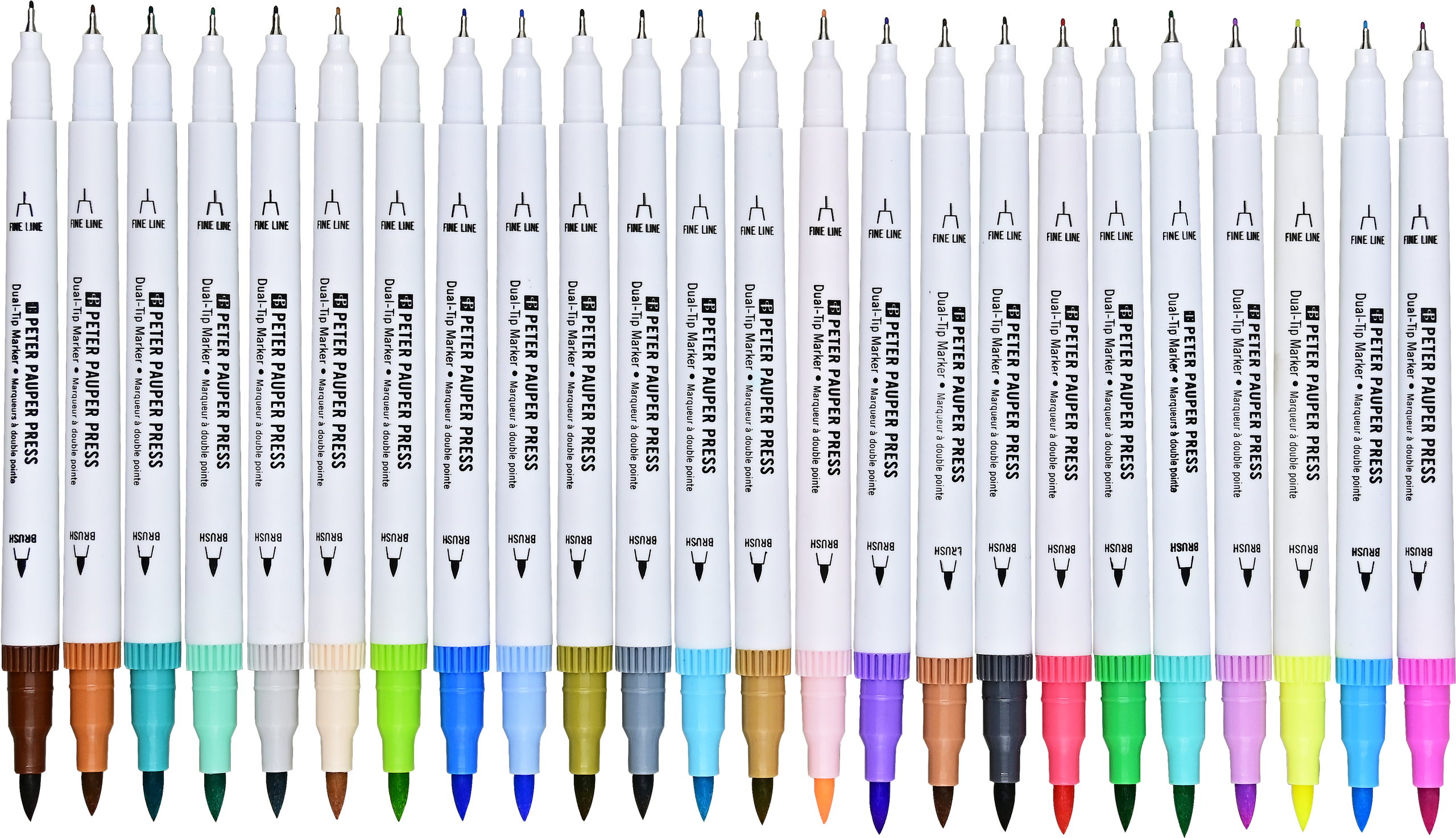 Studio Series Dual-Tip Pastel Markers (Set of 24)