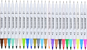 Studio Series Dual-Tip Pastel Markers (Set of 24)