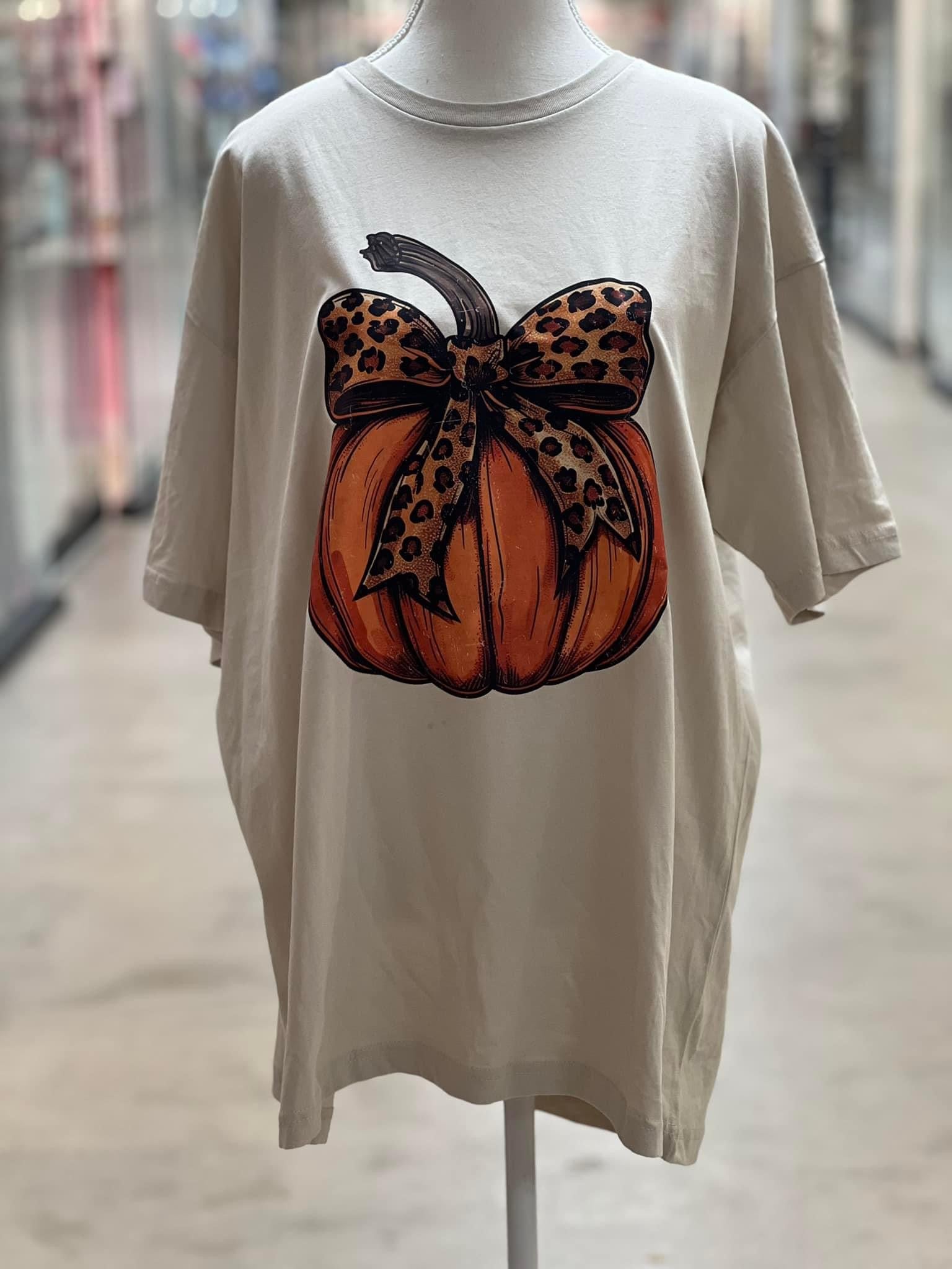 Bow Pumpkin Tee