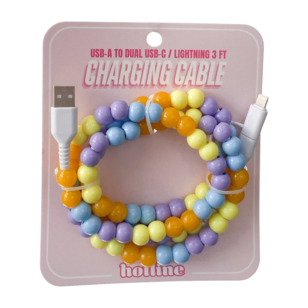 Charging Cable - Yellow & Purple - Easter Basket Gift