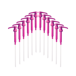 Pink Syrup Pump for 750ml Syrup Bottle