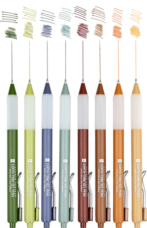 Earth-Tone Gel Pens