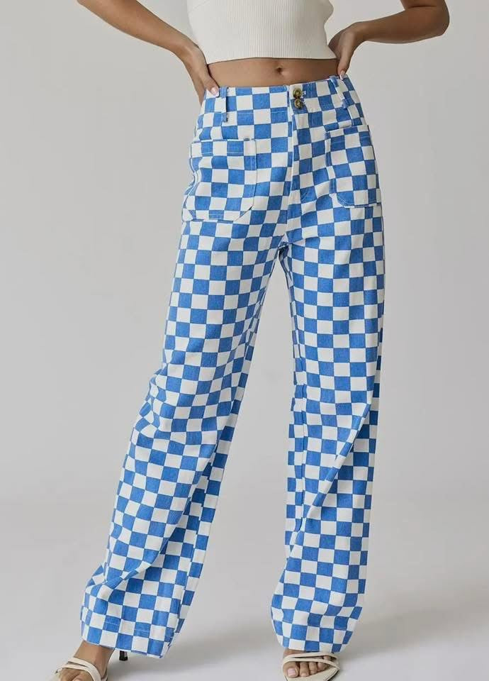 Checkered Pants