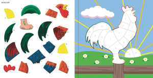 My First Color-By-Sticker Book - Farm Animals