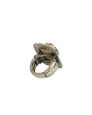 Rectangle stone ring 806-R021