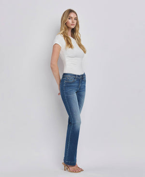 LOW RISE BACK YOKE BOOTCUT JEANS F5397