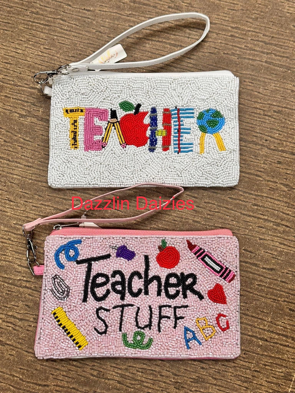 Teacher Beaded Clutch