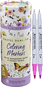 Studio Series Dual-Tip Pastel Markers (Set of 24)