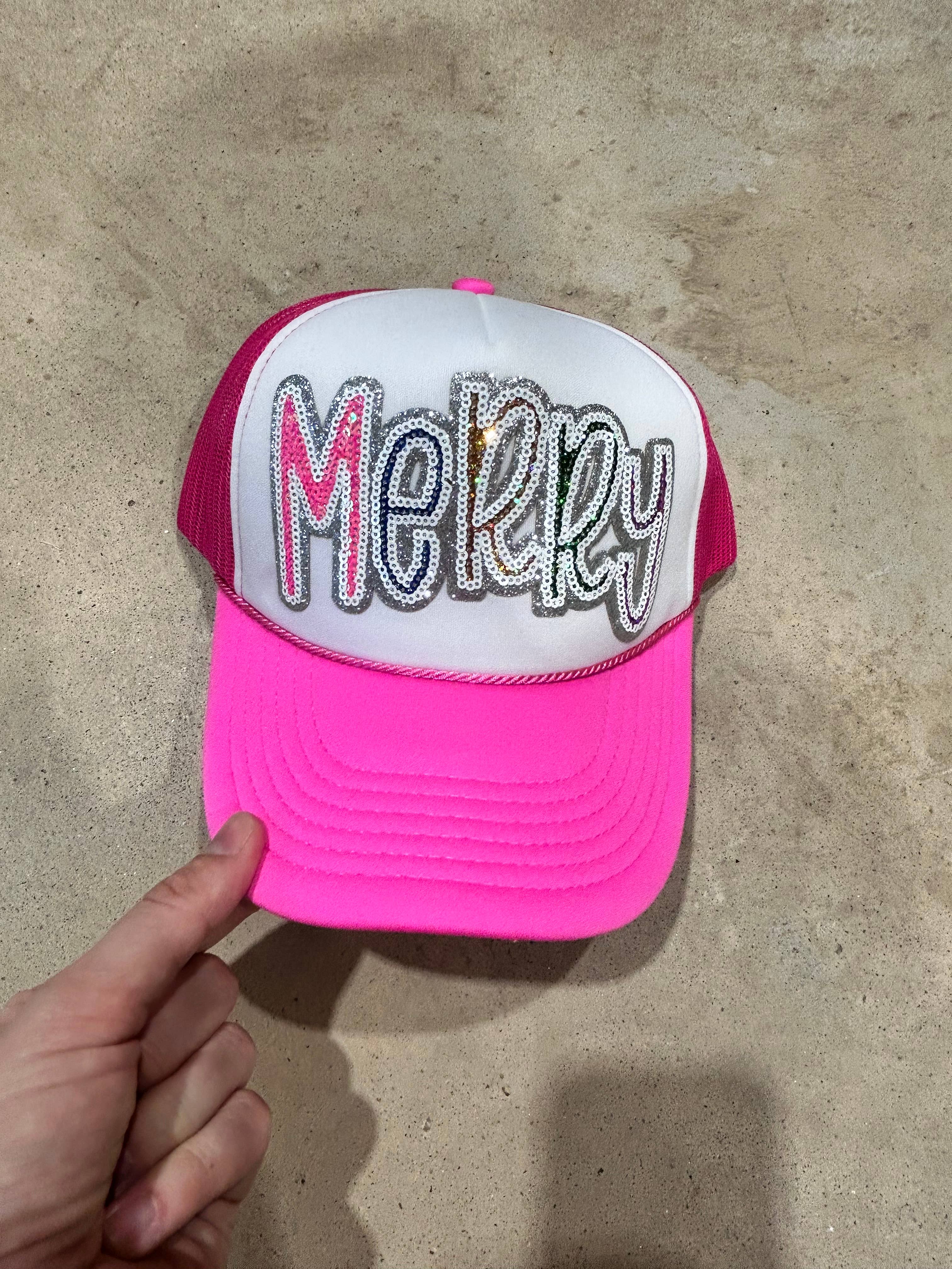 Sequin MERRY Trucker Hat | Christmas Caps | Jolly | Santa
