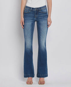 LOW RISE BACK YOKE BOOTCUT JEANS F5397