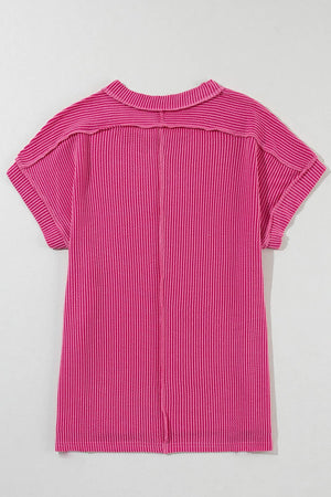 Solid Textured Exposed Seam Too