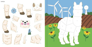 My First Color-By-Sticker Book - Farm Animals