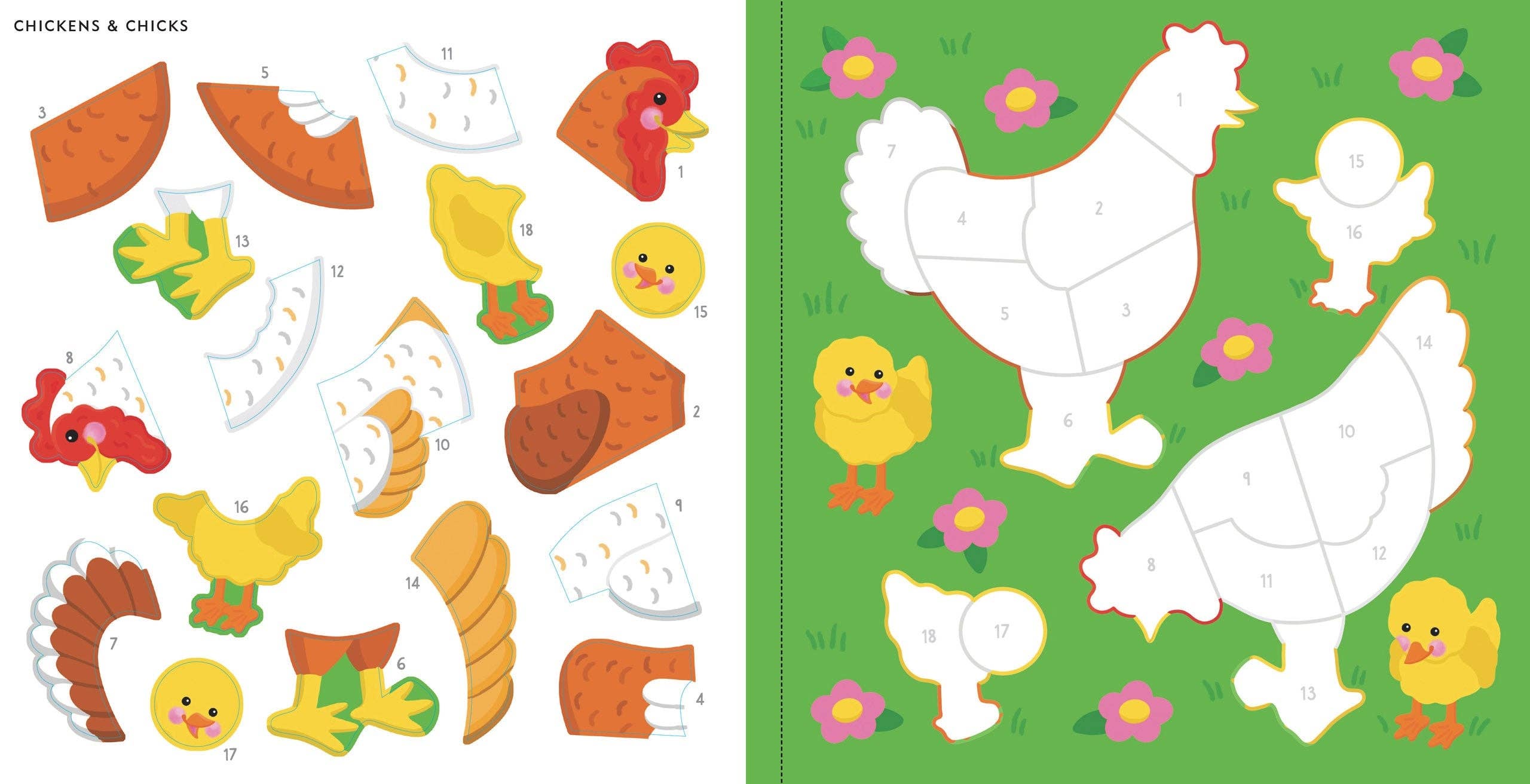 My First Color-By-Sticker Book - Farm Animals