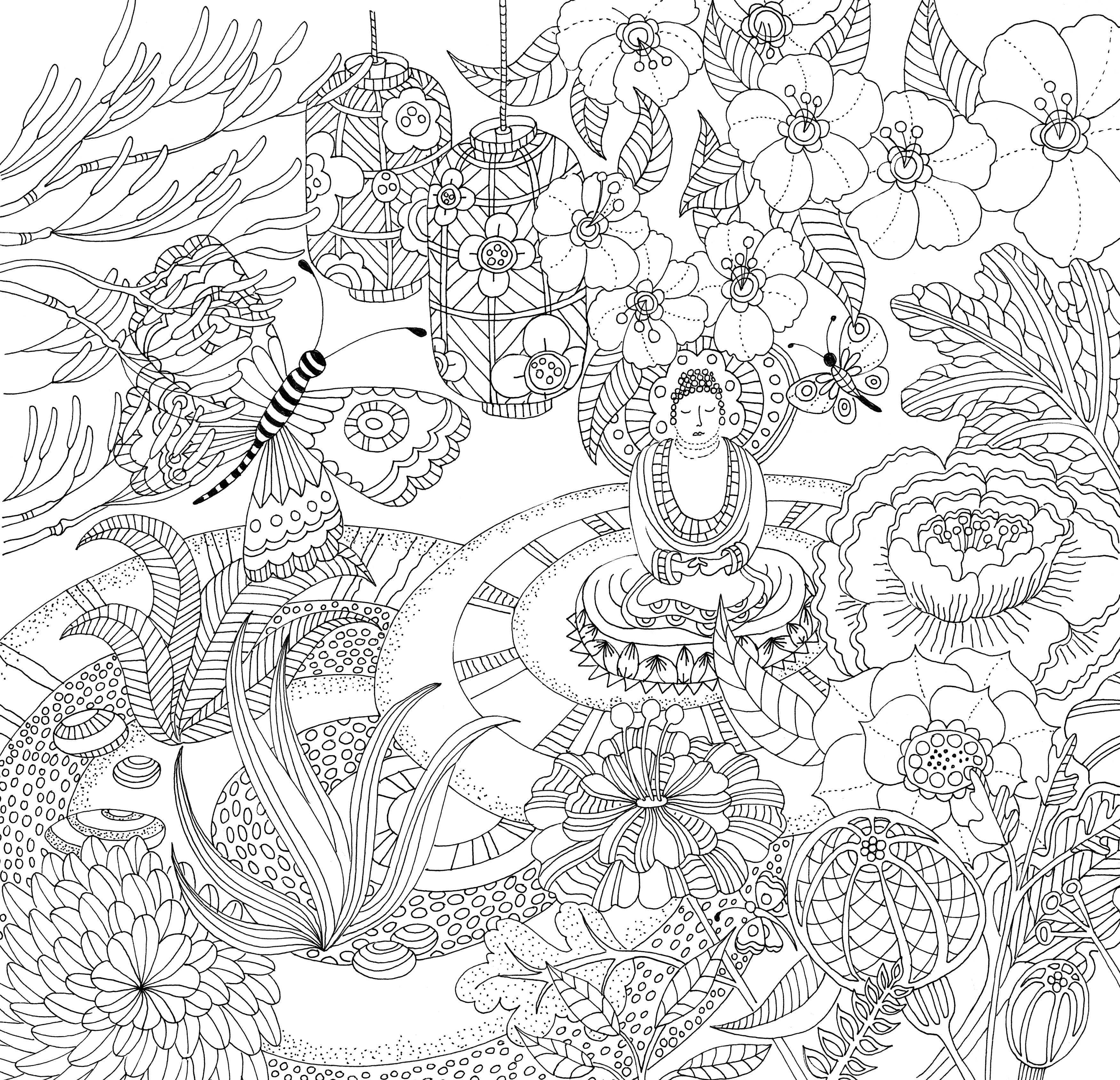 Zen Garden Coloring Book