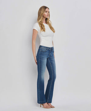 LOW RISE BACK YOKE BOOTCUT JEANS F5397