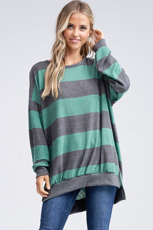 Striped Knit Top