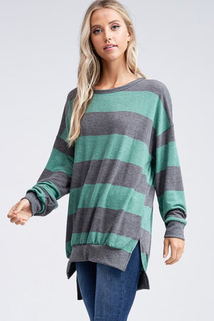 Striped Knit Top