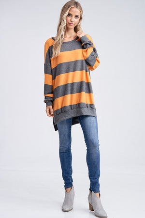 Striped Knit Top