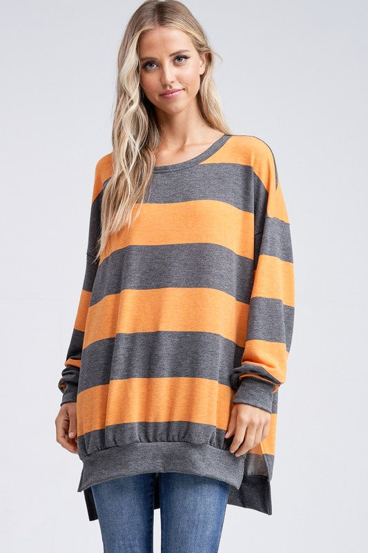 Striped Knit Top