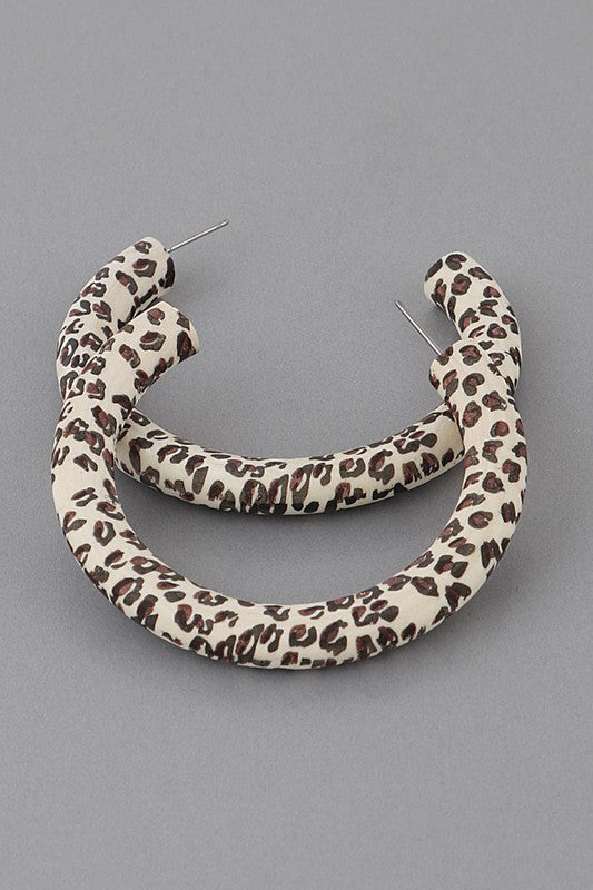 Safari Hoop Earring