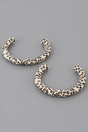 Safari Hoop Earring