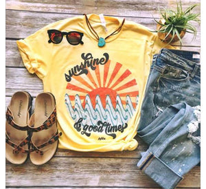 Sunshine & Good Times Tee