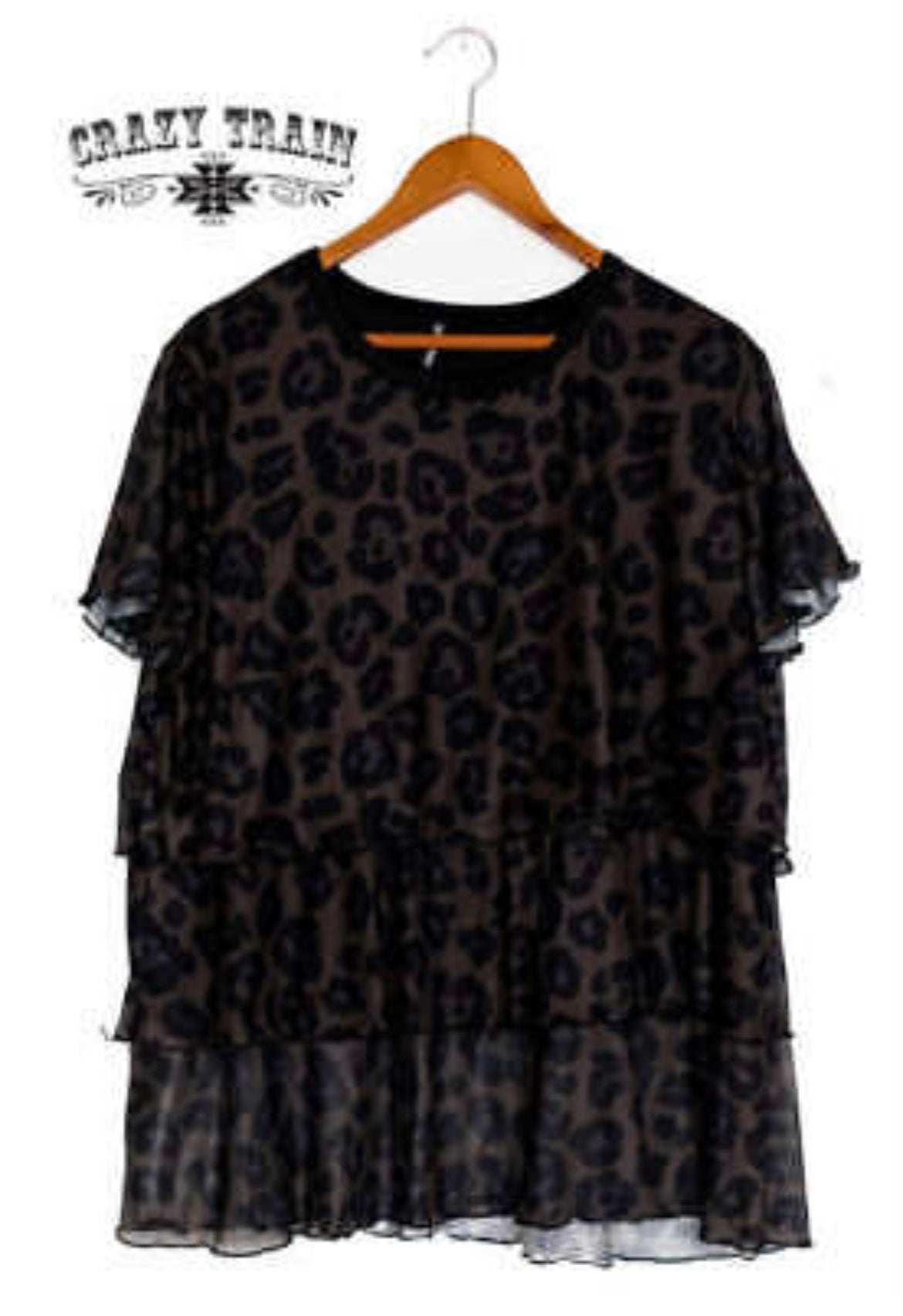 Layer it in Leopard Top