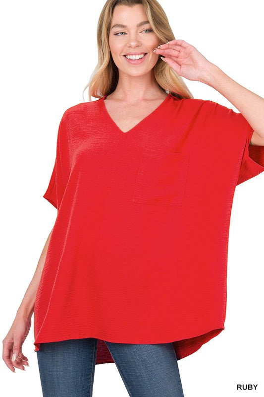 Shay Ruby Red Top