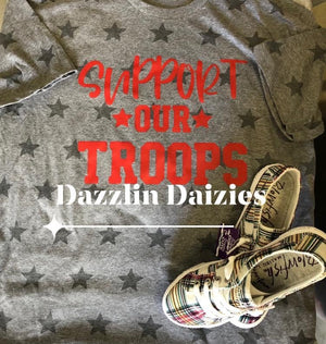 Support our troops tee