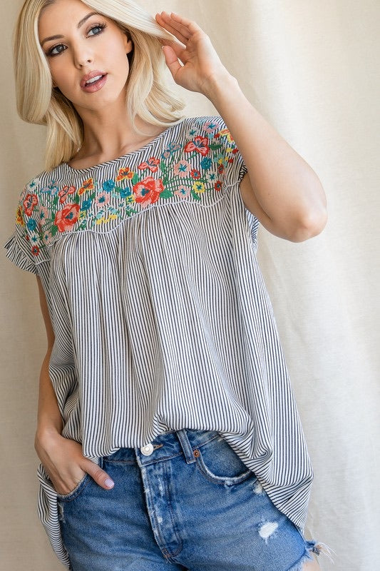 Flirty Floral Top