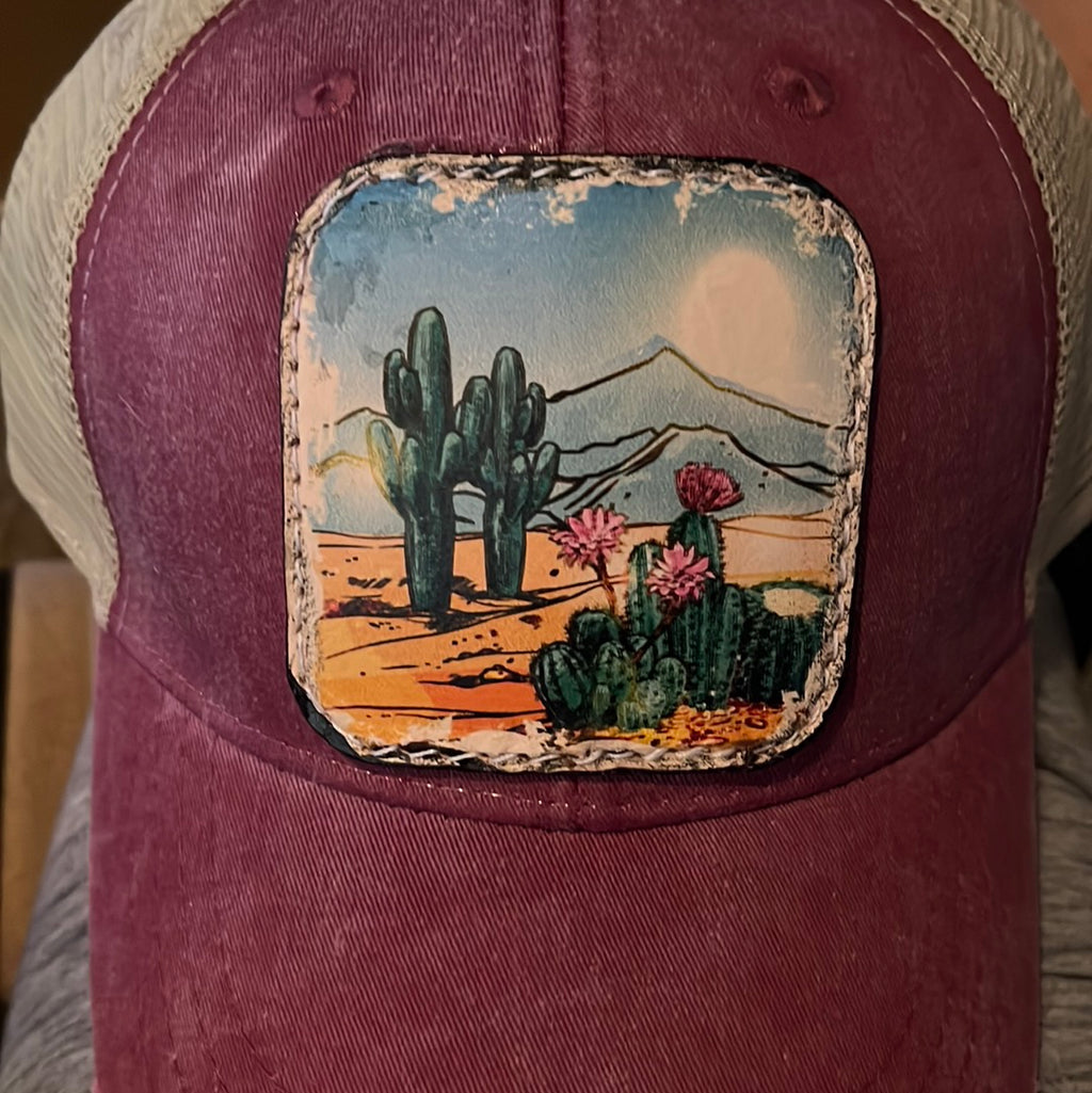 Mountain Cactus Patch Cap