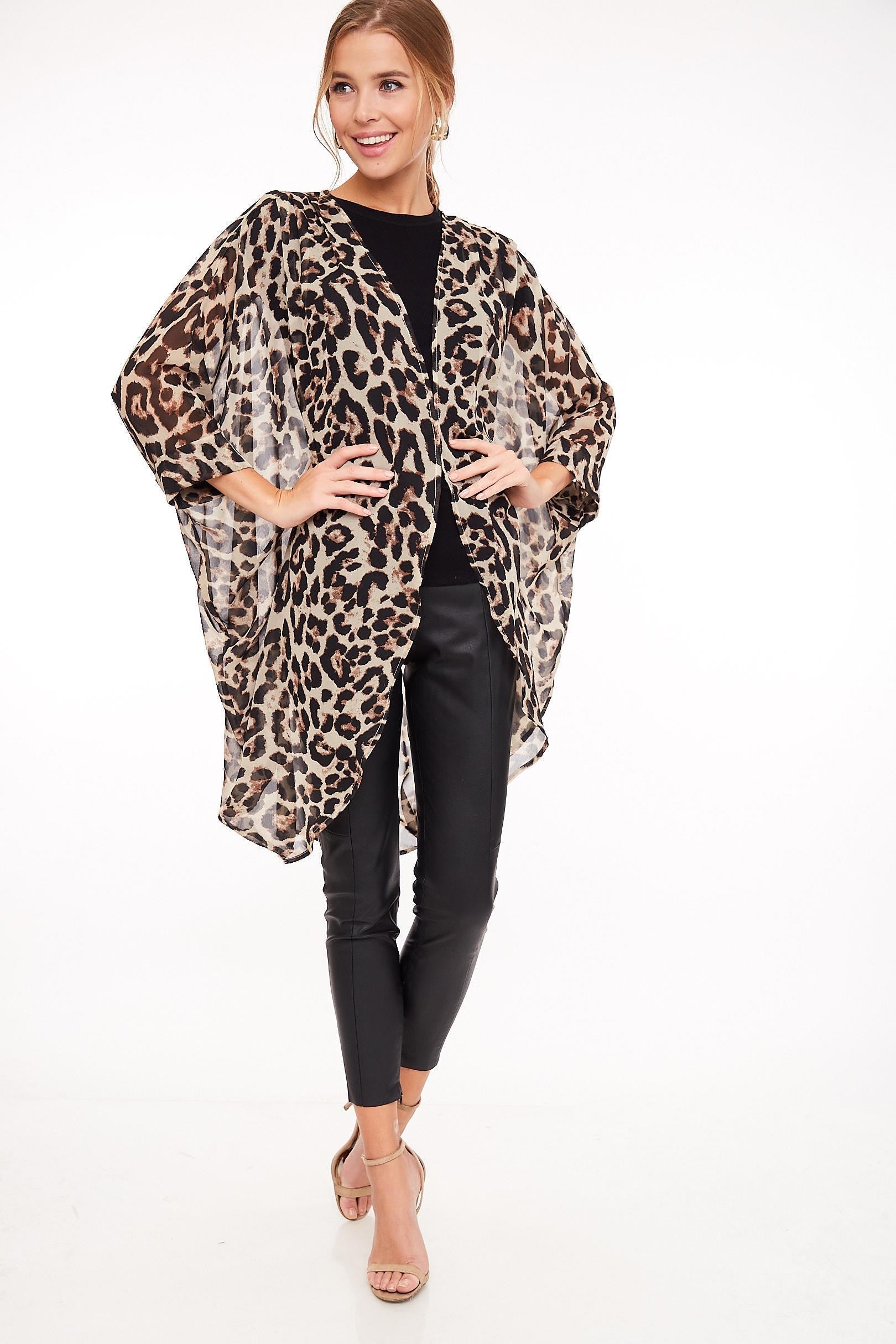 Leopard Kimono