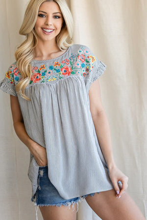 Flirty Floral Top