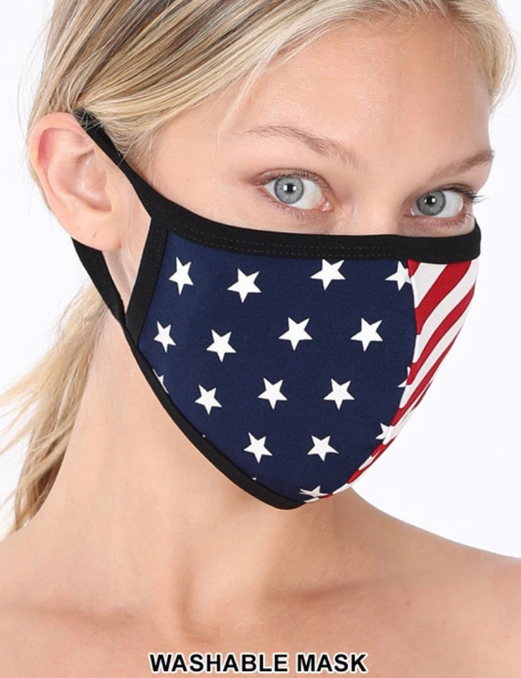 American Flag face covering