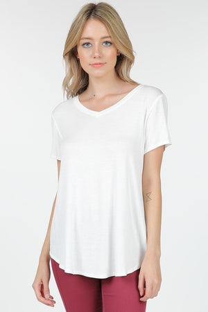 Vneck Basic Tee