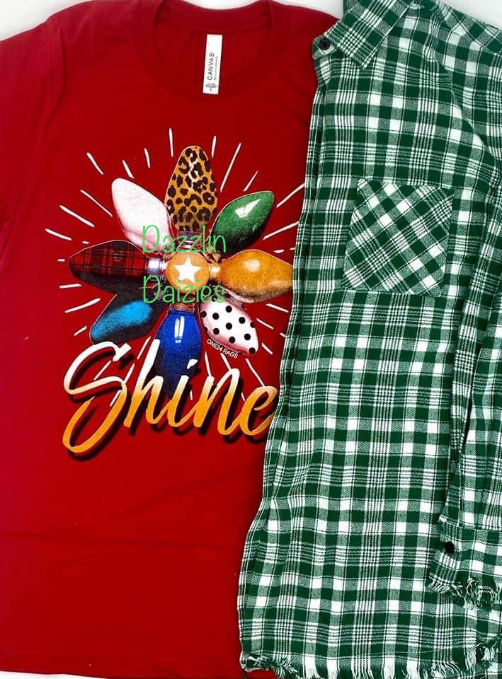 Shine Bright Christmas Tee