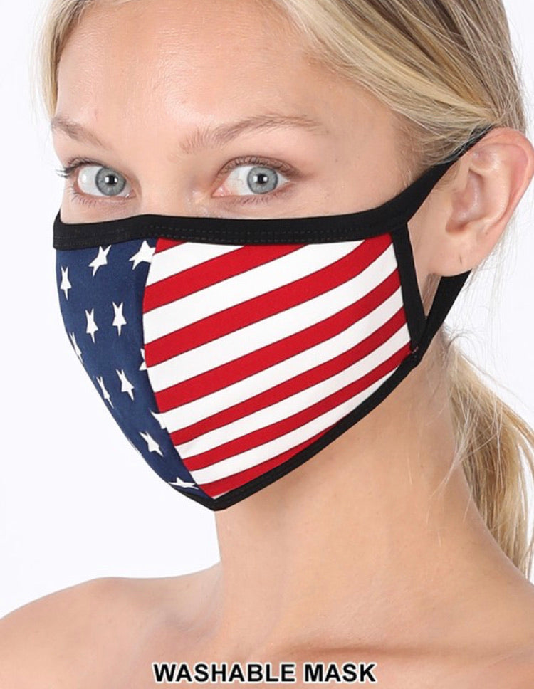 American Flag face covering