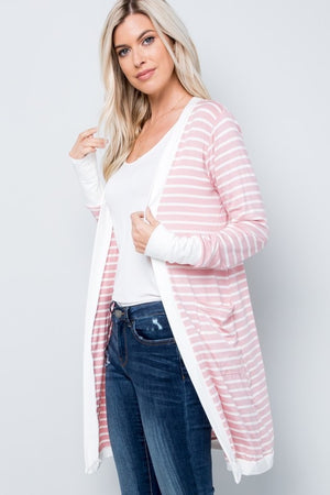 Spring Striped Cardigan