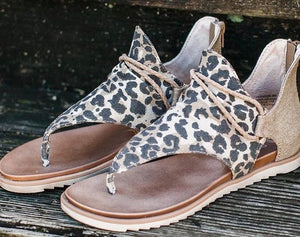 Leopard Lou Sparta Sandals