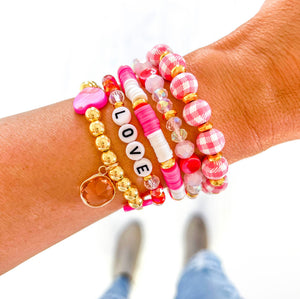 Valentine Stack Bracelets