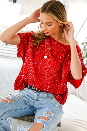 Red Sprinkle Top