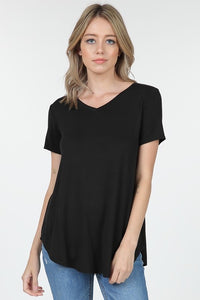 Vneck Basic Tee