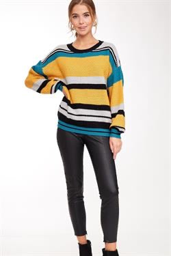 Striped Colorblock Sweater