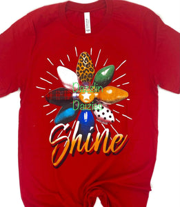 Shine Bright Christmas Tee