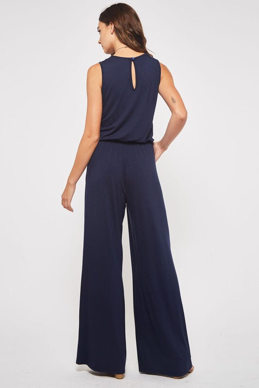 Navy Jumpsuit