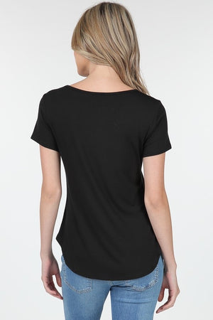 Vneck Basic Tee